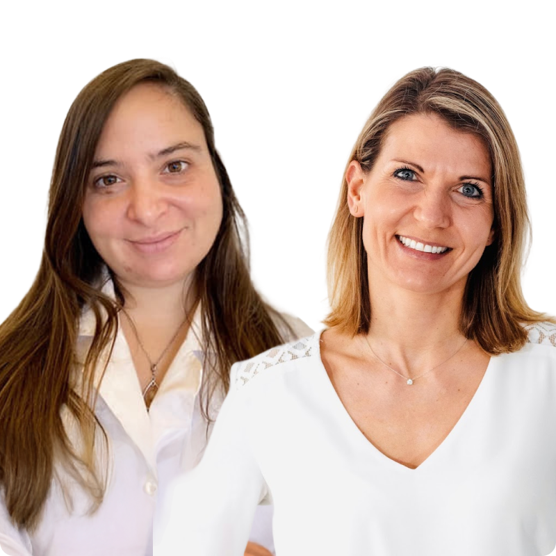 Hannah Hayat et Céline Van den daelen